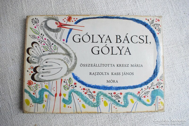 Bácsi Gólya, Mária Stork Kresz, János Kas Móra Leporello fairy tale book