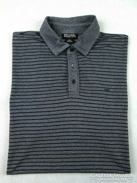 Original michael kors (2xl) elegant short sleeve men's collared T-shirt