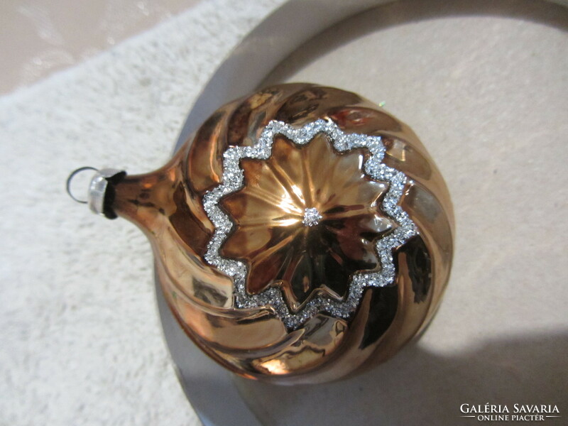 Retro Christmas tree ornament--6cm- bronze color 1.,