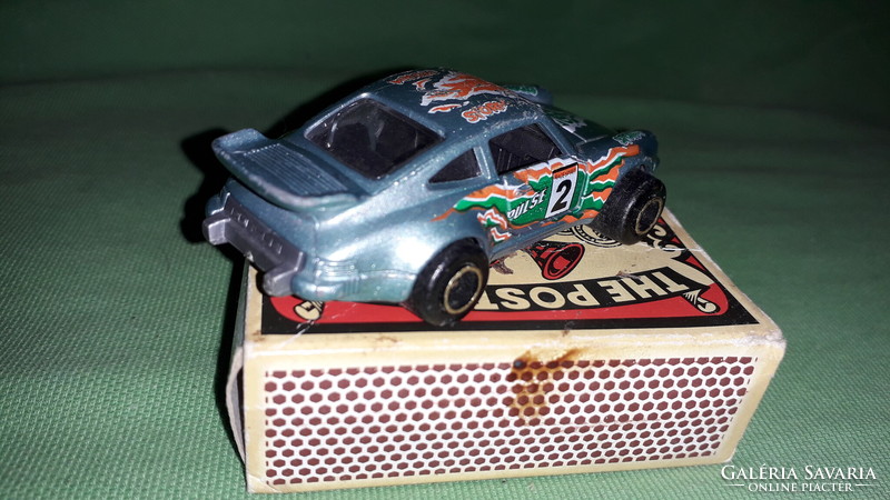 Old still French majorette - porsche turbo silver - metal small car 1: 57 size according to the pictures