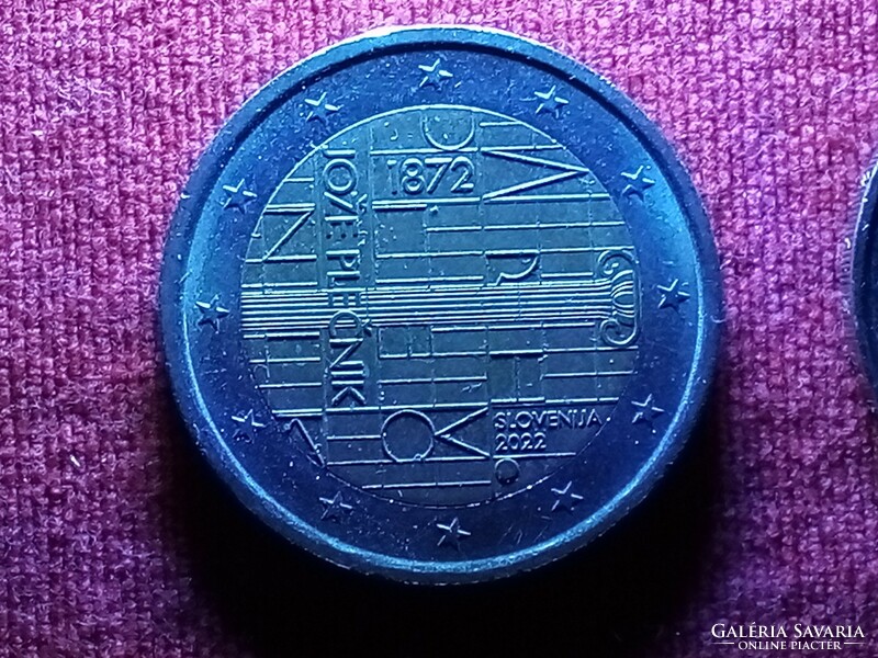2 Euro Slovenia 2022 - jože plečnik jubilee coin