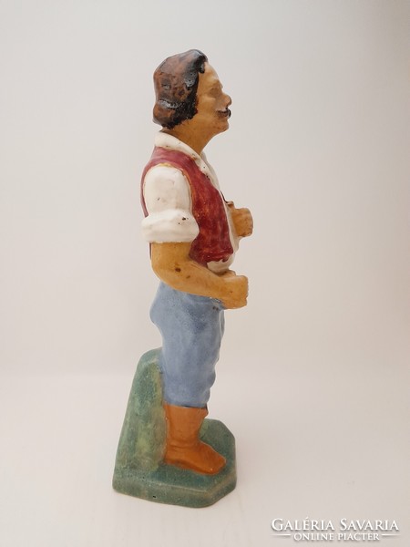 Ceramic peasant figure, 29.5 cm.