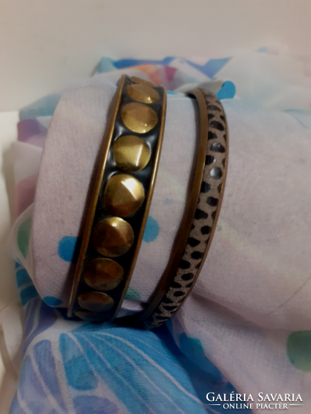 2-Pc.Retro copper bracelet in preserved condition