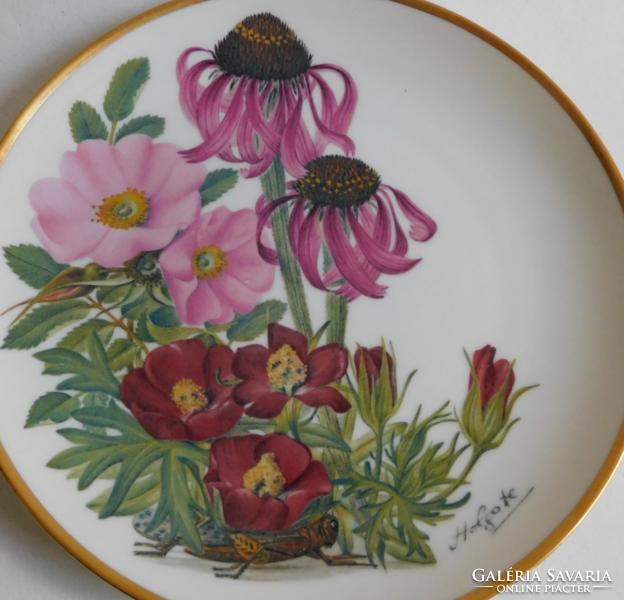 Wildflowers of America series - the prairies - Franklin porcelain