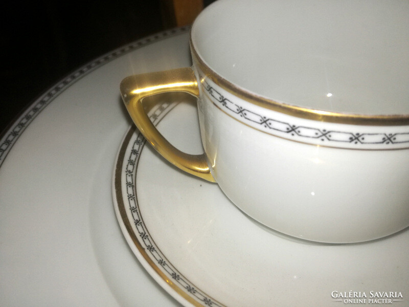 Schlaggenwald h&c porcelain tea cup and saucer - art&decoration