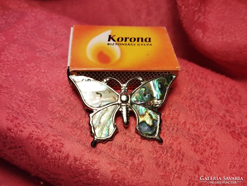 Gyönyörű pillangó bross, kitűző