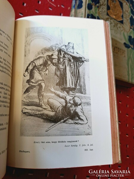 1905k. REMEKIRÓK KÉPES KÖNYVTÁRA "LILIOMOS"  WILLIAM SHAKESPEARE: SHAKSPERE REMEKEI I-IV