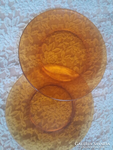 Amber plate 19 cm