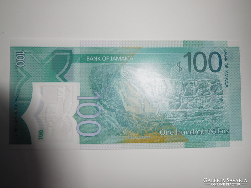 Jamaica 100 dollár 2023 UNC Polimer ÚJ!
