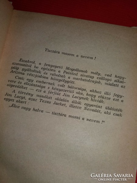 1969.Zane Grey: Vadnyugaton könyv western regény képek szerint IFJÚSÁGI