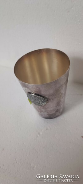 Antique German silver èrmès baptismal cup