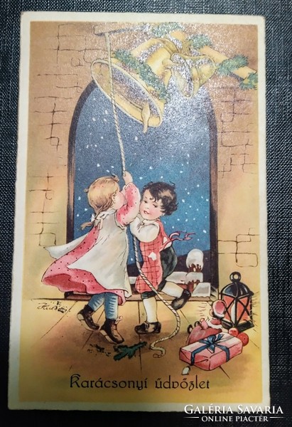 Old Christmas postcard