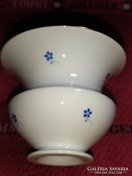 Beautiful Herend porcelain vase with blue flowers