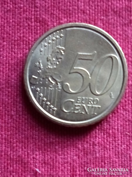 50 Euro cent Vatikáni Benedek pápa 2012 forgalomból ,ritka darab
