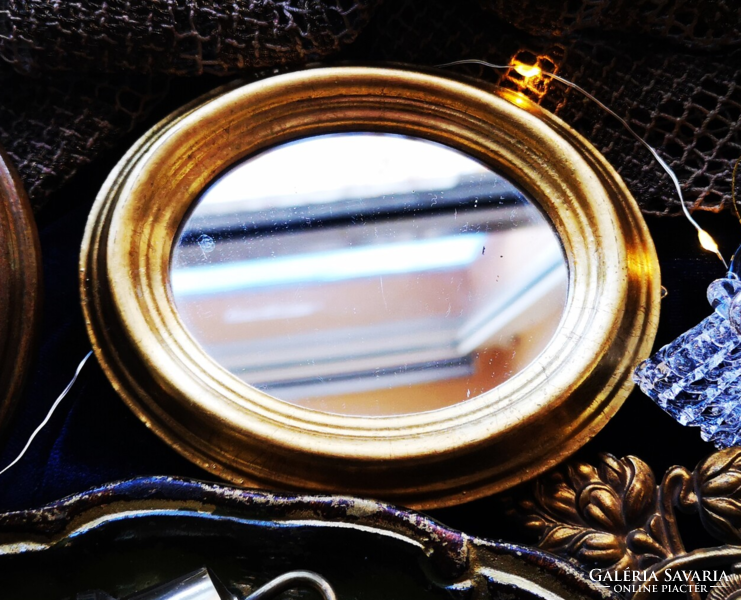 Antique small mirror