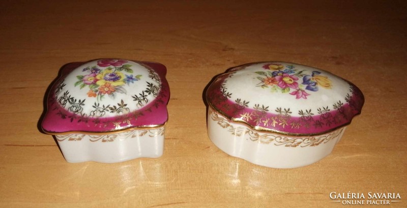 Old German pm porcelain ring holder, jewelry holder in a pair (1/p)