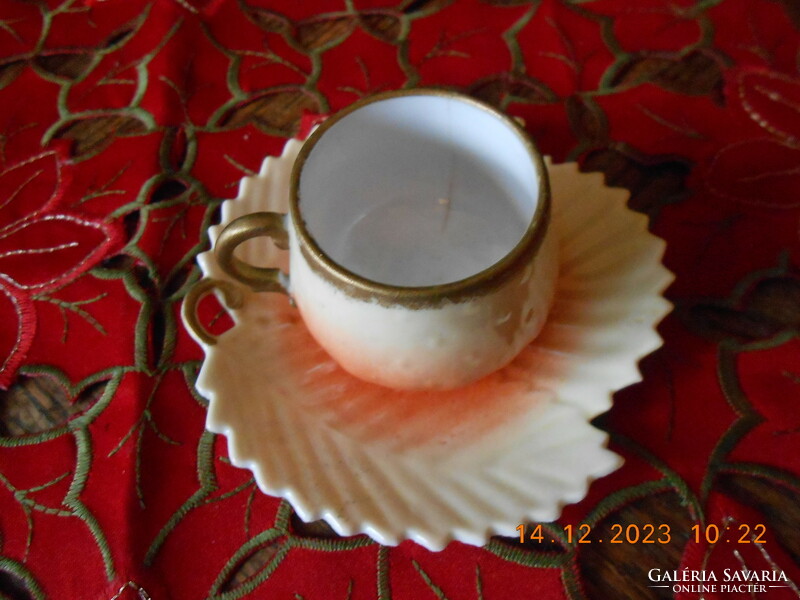 Antik Zsolnay epres mokkás - kávés csésze I