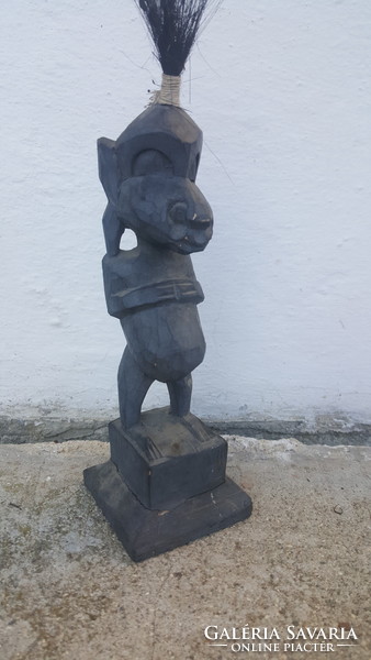 Old tribal wood carving, statue