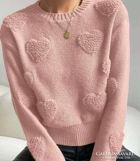Szép halvány rózsaszín puha meleg pulóver M-es most vásárolt .olcsón eladó!