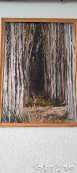 Zsuzsanna Náray oil painting