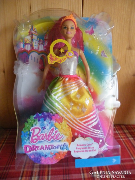 Barbie Dreamtopia világító, zenélő, interaktív hercegnő divatbaba - Mattel, 2015 - bontatlan