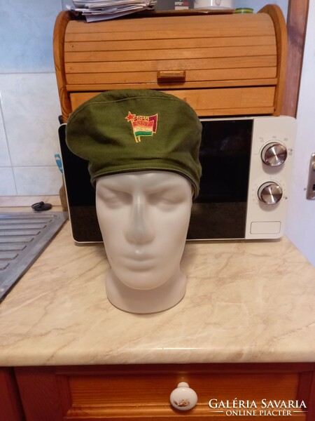 From the 1980s. Young guards training cap!