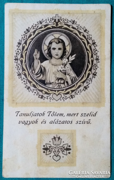 Emléklap, imakép egy kedves üzenettel 1933 -ból