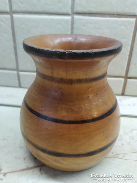 Wooden vase, very beautiful, rare for sale!