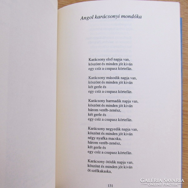 Mária Borbás (ed.) - Christmas song (unread) - Hungarian book club