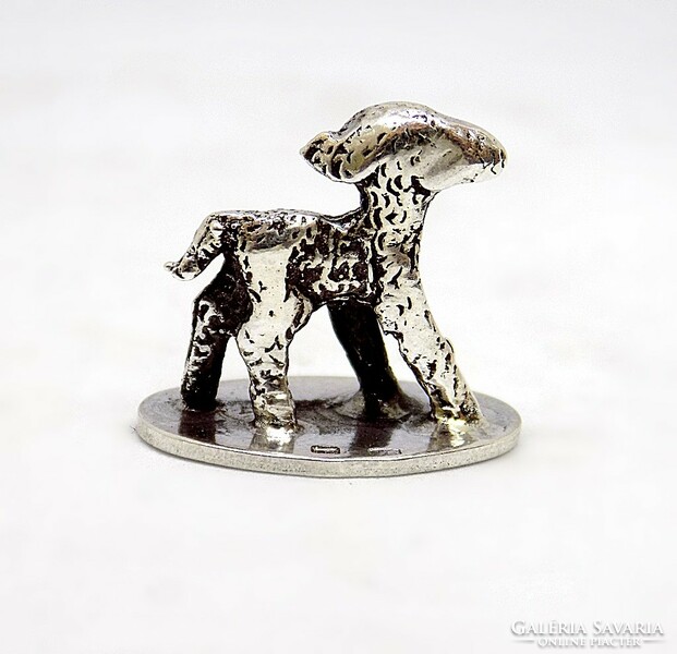 Silver lamb miniature figure (zal-ag119439)