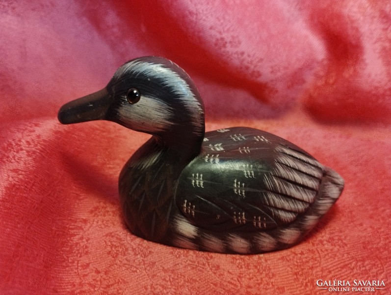 Stoneware miniature wild duck