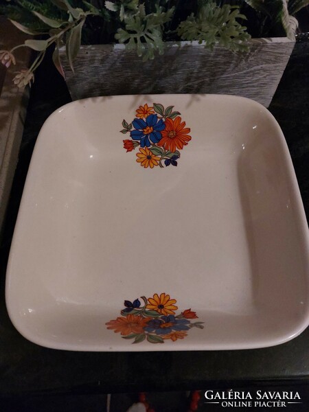 Floral ceramic bowl