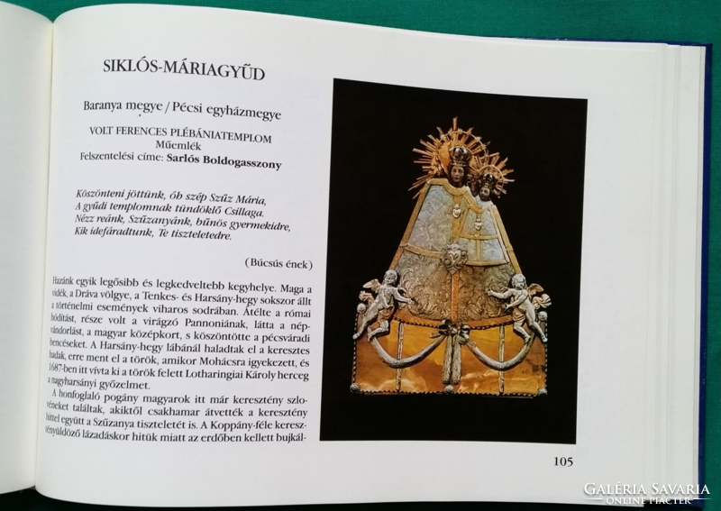 Szenthelyi Molnár István: Magyarország Szűz Mária kegyhelyei - BÚCSÚJÁRÓK KÖNYVE> Vallásos irodalom