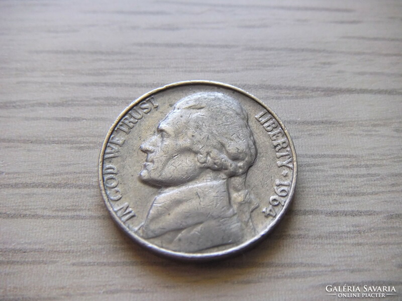 5 Cent 1964 ( D )   USA