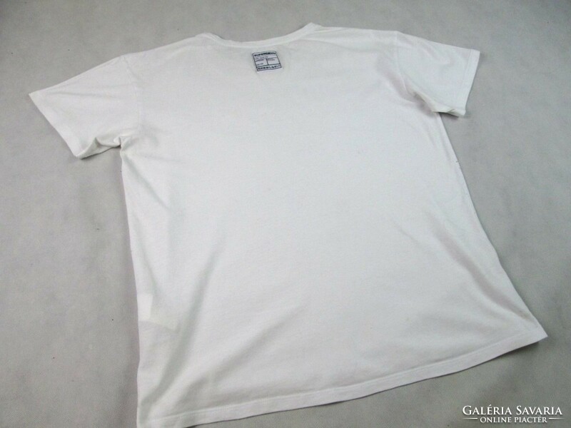 Original superdry (m / l) sporty short-sleeved men's white t-shirt