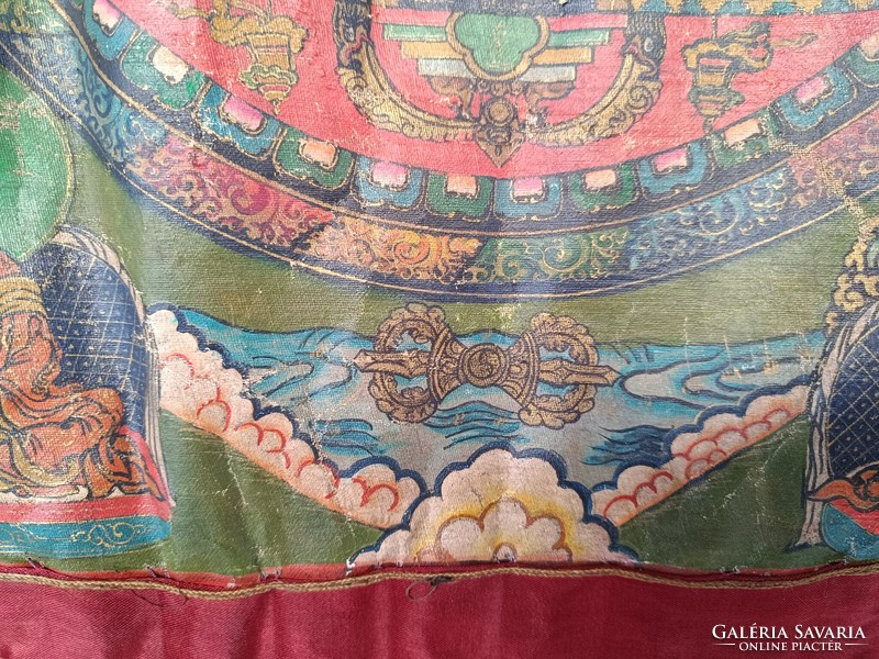 Antik tibeti buddhista thanka Tibet Buddha buddhizmus thangka 730 8344