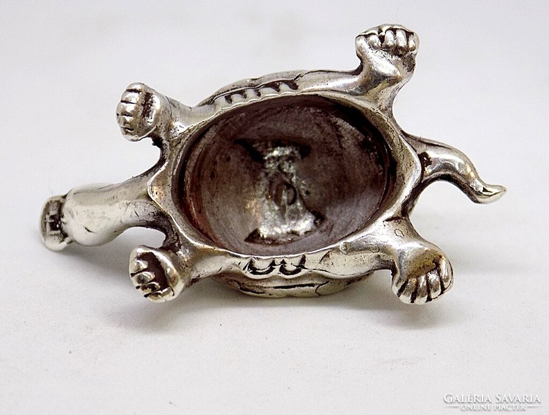 Silver turtle miniature figure (zal-ag119427)