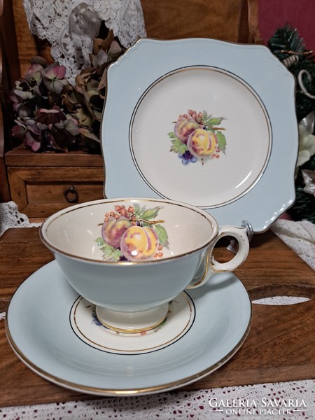Royal Winton Vintige porcelán teáscsésze süteményes tányérral