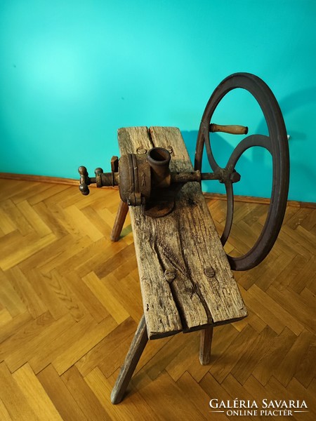 Antique corn grinder - old corn grinder