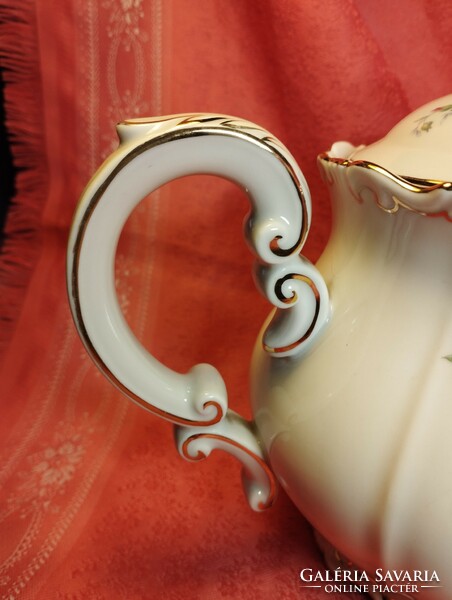 Gyönyörű, antik Zsolnay porcelán kiöntő