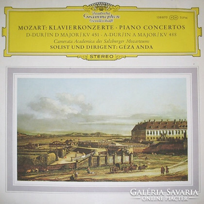 Mozart, Anda - Piano Concertos - D-Dur / In D Major / KV 451 • A Dur / In A Major / KV 488 (LP, RP)