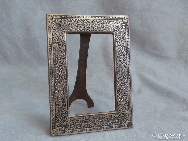 Antique cast iron frame antique photo frame richly decorated antique photo frame late 19th century