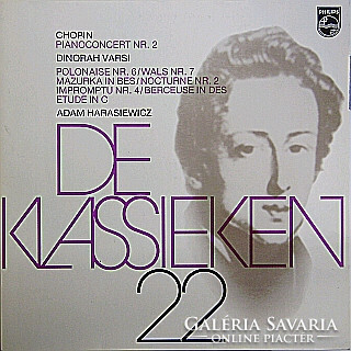 Chopin - De Klassieken 22 - Pianoconcert Nr. 2 / Polonaise Nr. 6 / Wals Nr. 7 / Mazurka In Bes (LP)