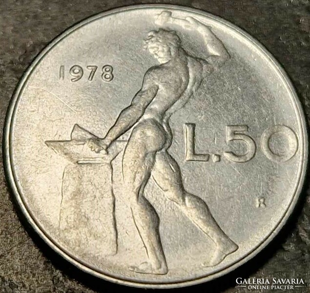50 Lira, Italy, 1978.