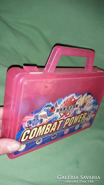 Retro original Bakugan - combat power compartment bag with 11 Bakugan in one as shown in the pictures