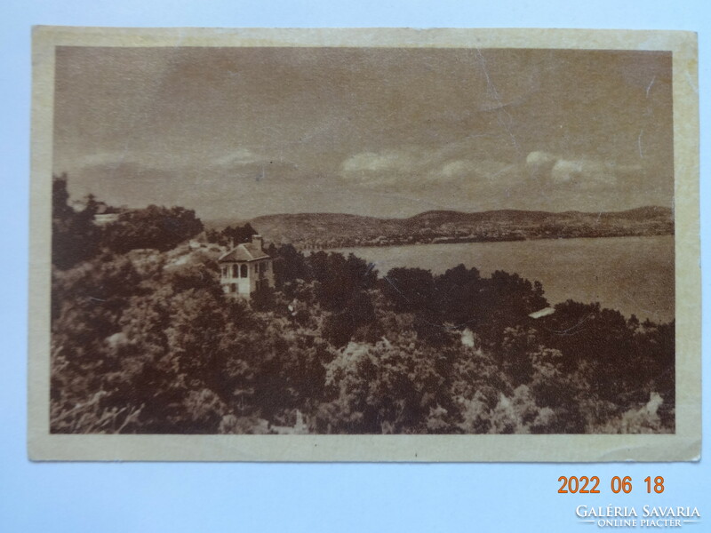 Régi képeslap: Üdvözlet Tihanyból (50-es évek)
