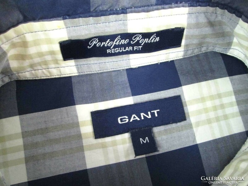 Original gant (m) checkered long sleeve men's shirt