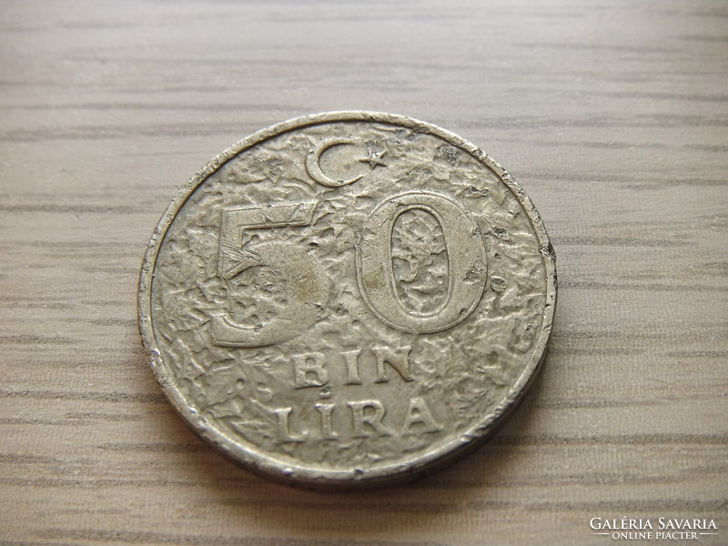 50,000 Lira 1999 Turkey (Turkish pound)