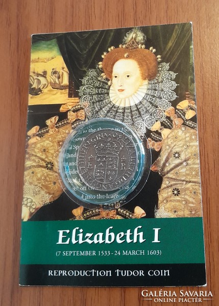 England i. Elizabeth (souvenir, reproduction coin)