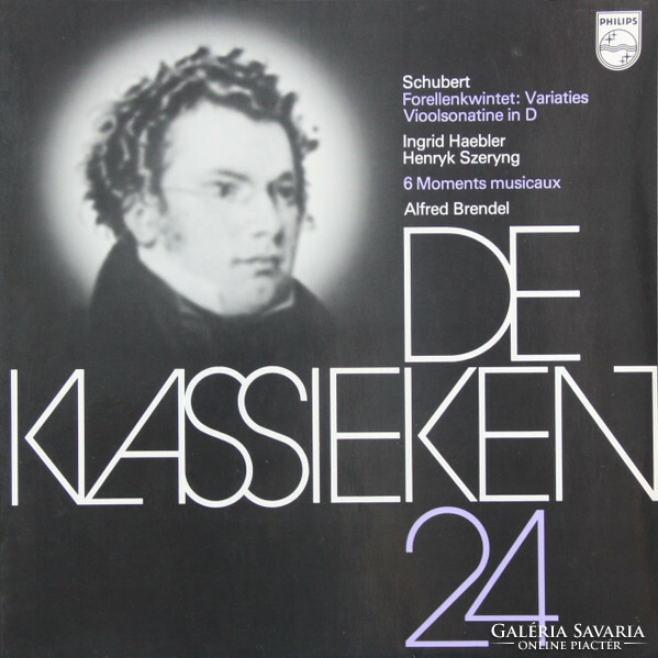 Schubert / Haebler,Brendel - Forellenkwintet: Variaties, Vioolsonatine in D, 6 Moments Musicaux (LP,